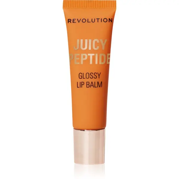 Revolution Revolution Juicy Peptide Lip Balm balzam za usne s peptidima nijansa Peach Bellini Orange 8 ml