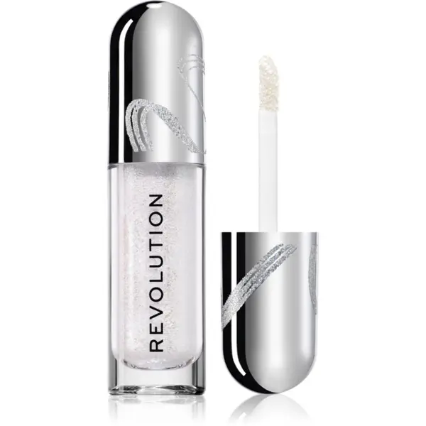 Revolution Revolution Metallic Muse Glitter Muse tekuće sjenilo za oči sa šljokicama nijansa Silver 3.5 ml