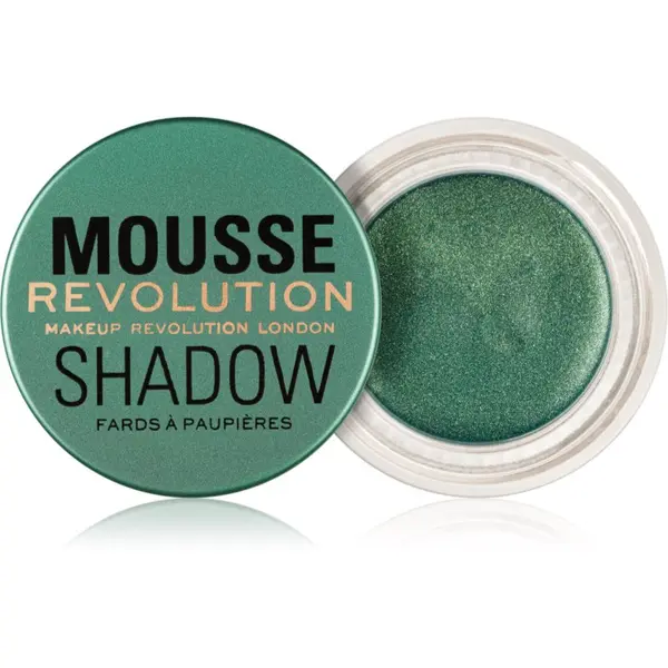 Revolution Revolution Mousse kremasto sjenilo za oči nijansa Emerald Green 4 g