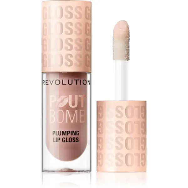 Revolution Revolution Pout Bomb sjajilo za usne s plumping efektom nijansa Milky Sheer Holo 4.6 ml