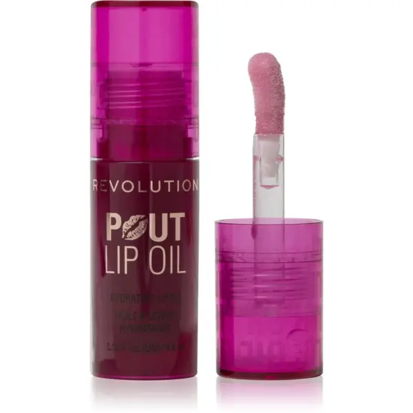 Revolution Revolution Pout Lip ulje za usne s hidratantnim učinkom nijansa Bitten Cherry 4.6 ml