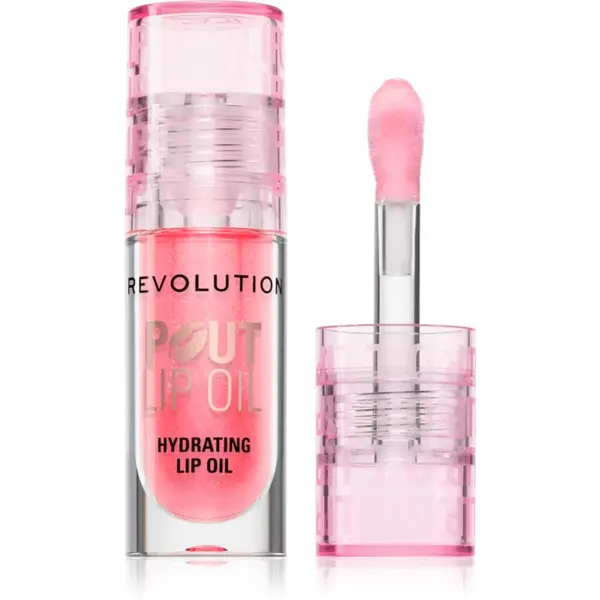 Revolution Revolution Pout Lip ulje za usne s hidratantnim učinkom nijansa Pink Shimmer 3 ml