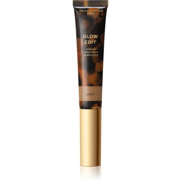 Revolution PRO Revolution PRO Glow Edit tekući bronzer nijansa Light 15 ml