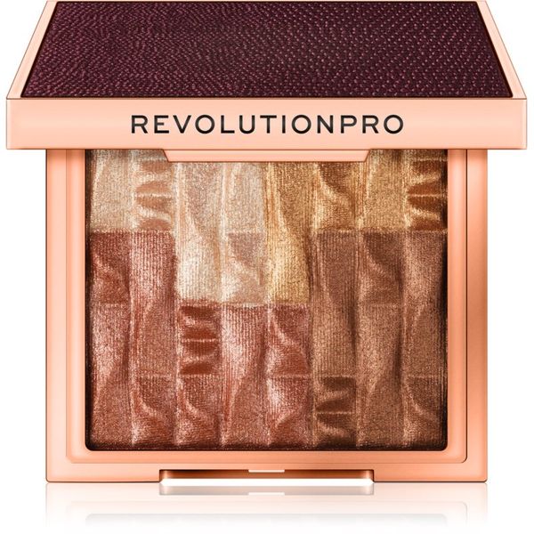 Revolution PRO Revolution PRO Goddess Glow posvjetljujuća bronz paleta nijansa Brick Sublime 8 g