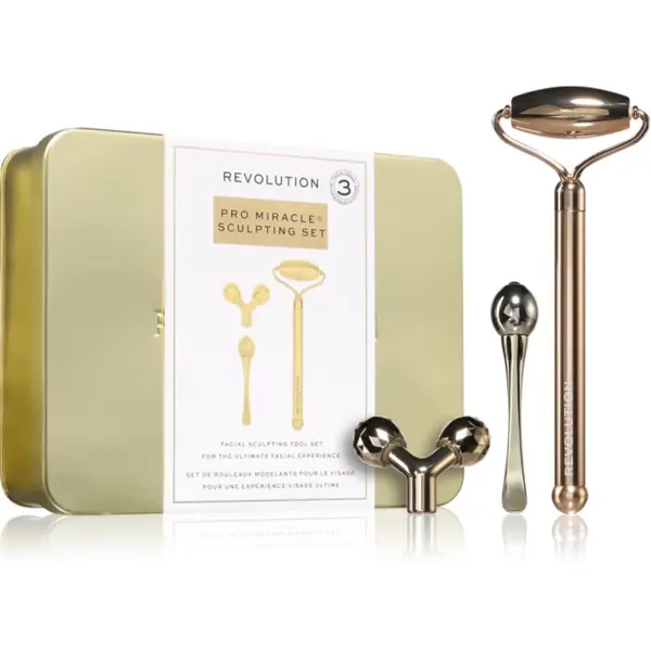 Revolution PRO Revolution PRO Sculpting Set set pomagala za masažu za lice 3 kom