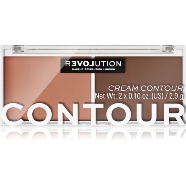 Revolution Relove Revolution Relove Colour Play paleta za konturiranje duo nijansa Medium 6 g
