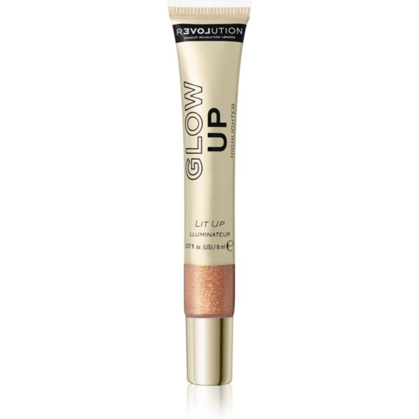 Revolution Relove Revolution Relove Glow Up tekući highlighter nijansa Lit Up 8 ml