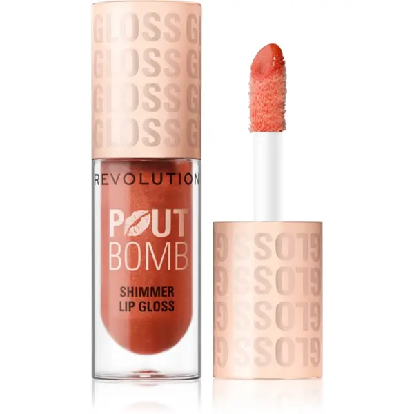 Revolution Revolution Shimmer Gloss svjetlucavo sjajilo za usne nijansa Gold 4.5 ml