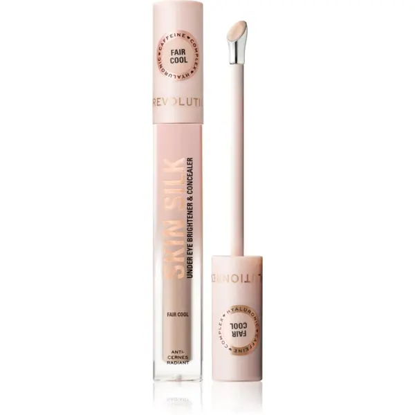 Revolution Revolution Skin Silk Under Eye Brightener & Concealer posvjetljujući korektor nijansa Fair Cool 4 ml