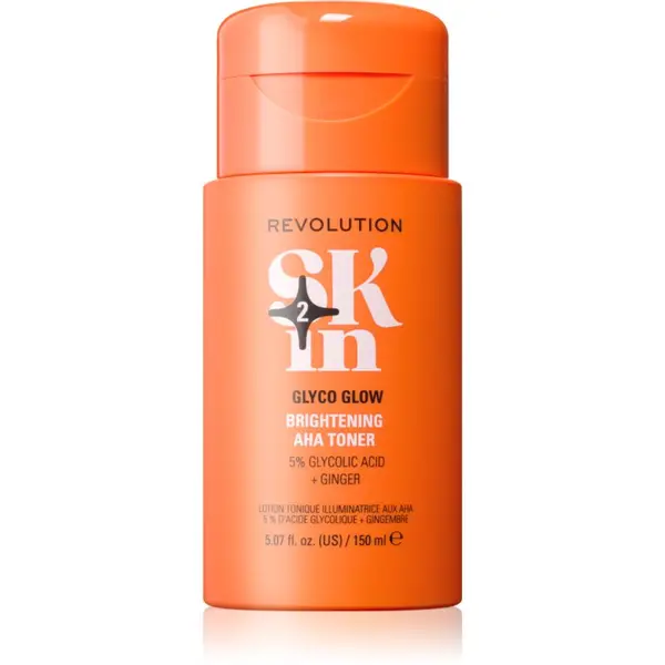 Revolution Skincare Revolution Skincare Be Bright Glow 5% Glycolic Acid Brightening AHA Toner posvjetljujući tonik 150 ml