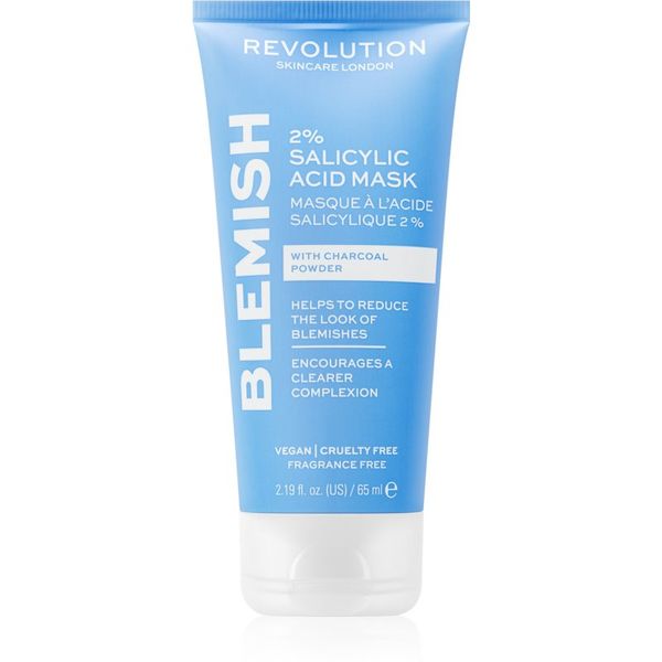 Revolution Skincare Revolution Skincare Blemish 2% Salicylic Acid maska za čišćenje s 2% salicilnom kiselinom 65 ml