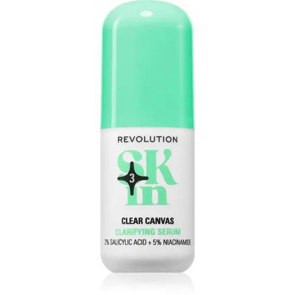 Revolution Skincare Revolution Skincare Clearly Clarify 5% Niacinamide & 2% Salicylic Clarifying Serum zaglađujući eksfolijacijski serum s niacinamidom 30 ml