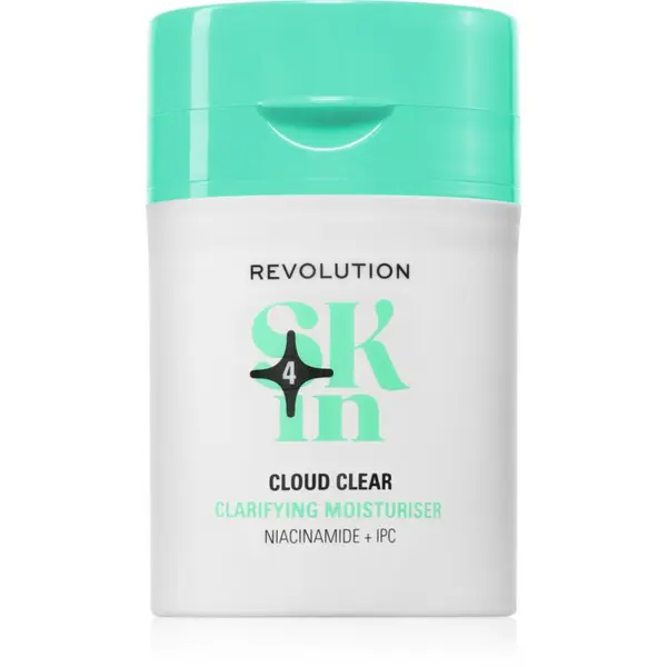 Revolution Skincare Revolution Skincare Clearly Clarify Niacinamide & IPC Clarifying Moisturiser lagana hranjiva i hidratantna dnevna krema s niacinamidom 50 ml