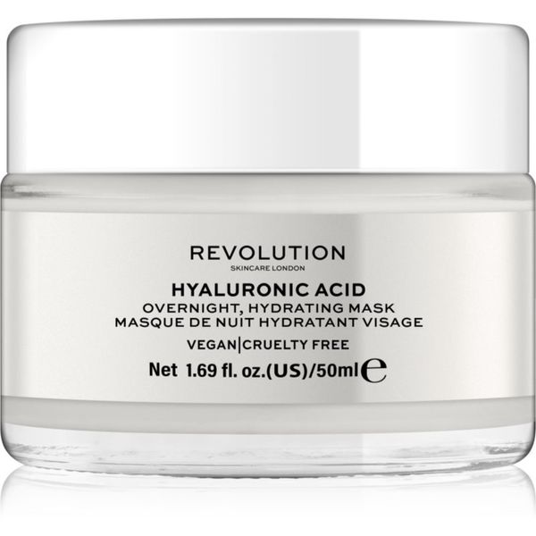 Revolution Skincare Revolution Skincare Hyaluronic Acid noćna hidratantna maska za lice 50 ml
