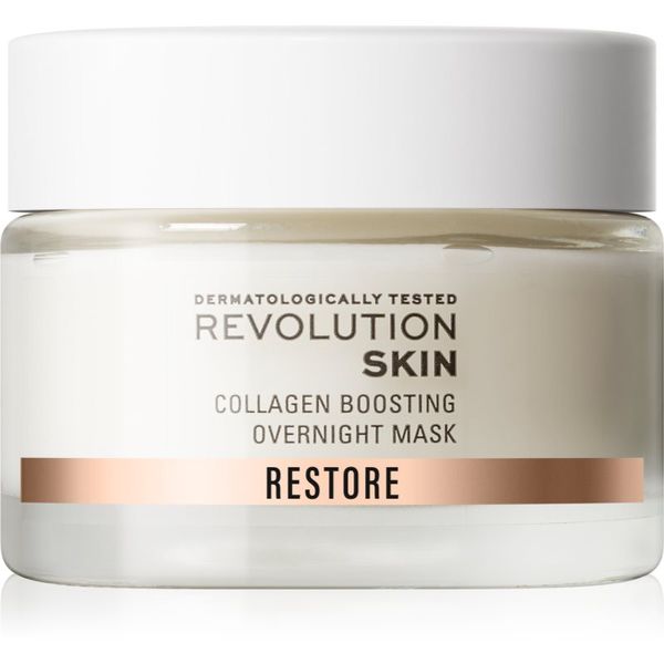 Revolution Skincare Revolution Skincare Restore Collagen Boosting obnavljajuća noćna kremasta maska za poticanje sinteze kolagena 50 ml