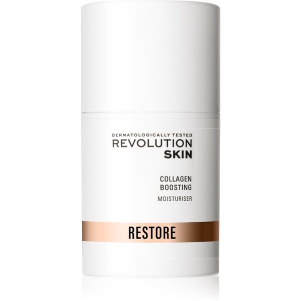 Revolution Skincare Revolution Skincare Restore Collagen Boosting revitalizirajuća hidratantna krema za lice za poticanje sinteze kolagena 50 ml