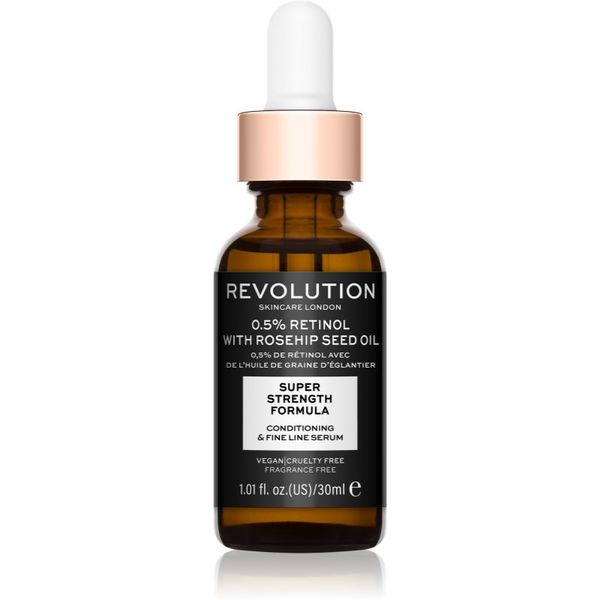 Revolution Skincare Revolution Skincare Retinol 0.5% With Rosehip Seed Oil hidratantni serum protiv bora 30 ml
