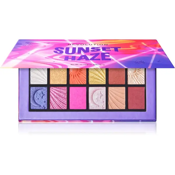Revolution Revolution Sunset Haze paleta sjenila za oči 12x0.7 g