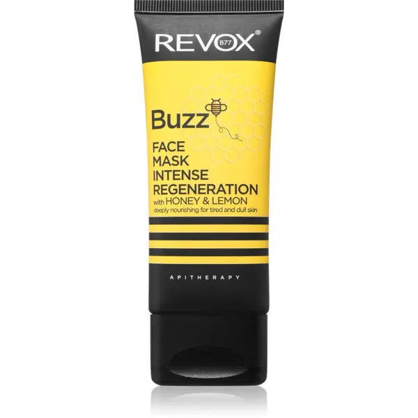 Revox B77 Revox B77 Buzz Face Mask Intense Regeneration regenerirajuća maska za lice s hranjivim učinkom Lemon & Honey 65 ml