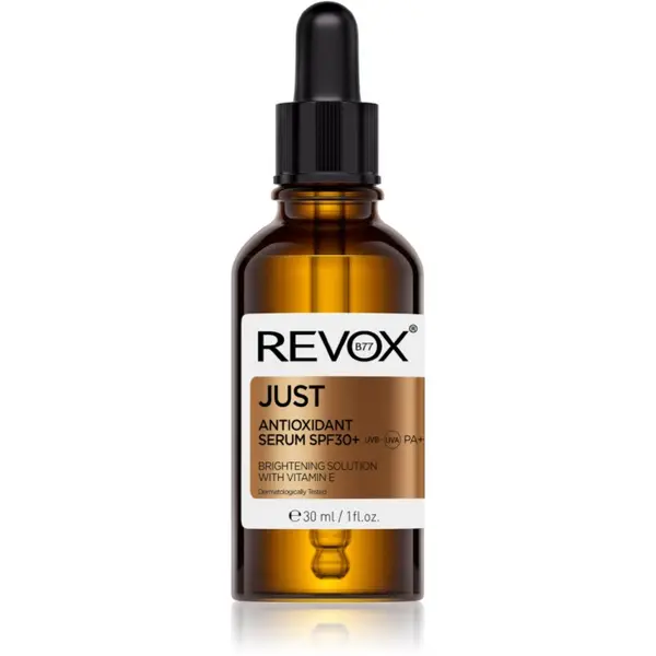 Revox B77 Revox B77 JUST Antioxidant Serum SPF 30+ posvjetljujući serum za lice SPF 30 30 ml