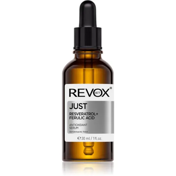 Revox B77 Revox B77 JUST Resveratrol + Ferulic Acid antioksidativni serum za lice i vrat 30 ml