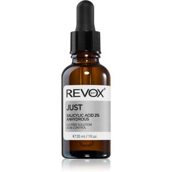 Revox B77 Revox B77 Just Salicylic Acid 2% Anhydrous eksfolijacijski serum za piling za lice 30 ml