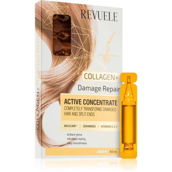 Revuele Revuele Active Concentrate Collagen+ ampule za izrazito oštećenu kosu 8x5 ml
