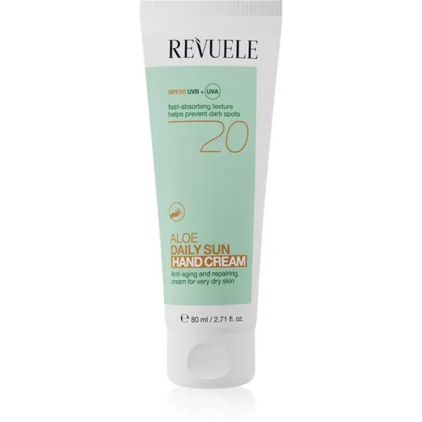 Revuele Revuele Aloe Daily Sun Hand Cream SPF 20 zaštitna krema za ruke SPF 20 80 ml