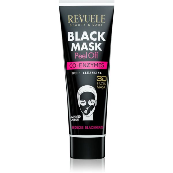 Revuele Revuele Black Mask Peel Off Co-Enzymes Peel-Off maska protiv mitesera 80 ml