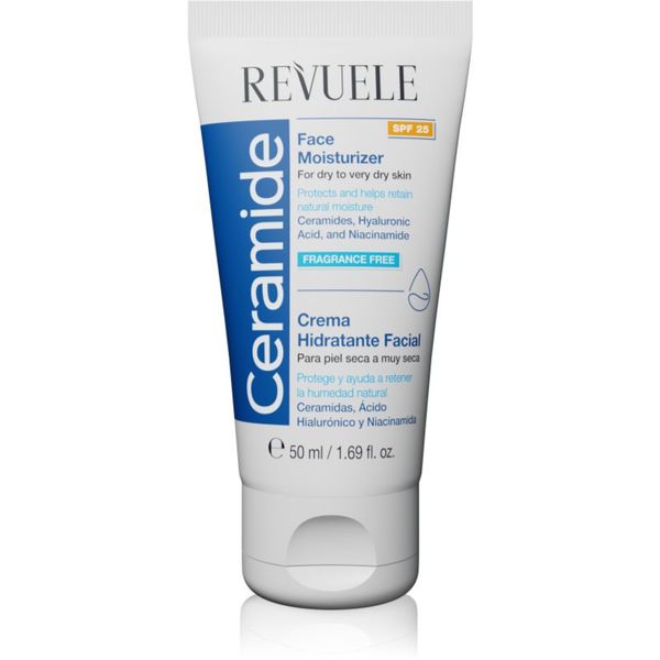 Revuele Revuele Ceramide Face Moisturizer SPF 25 dnevna krema za zaštitu za suhu i vrlo suhu kožu lica SPF 25 50 ml