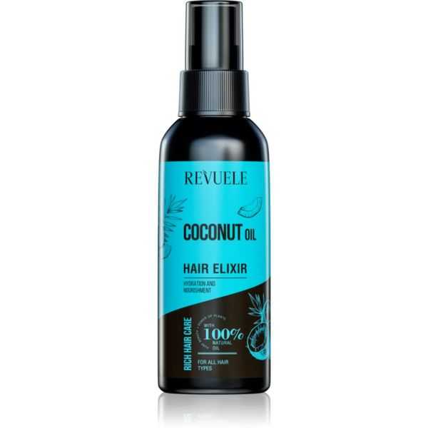 Revuele Revuele Coconut Oil Hair Elixir eliksir bez ispiranja za toplinsko oblikovanje kose 120 ml
