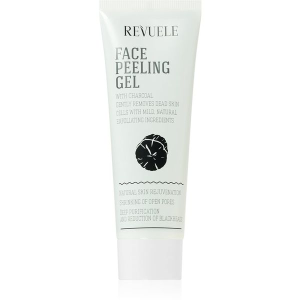 Revuele Revuele Face Peeling Gel Charcoal piling za čišćenje s aktivnim ugljenom 80 ml