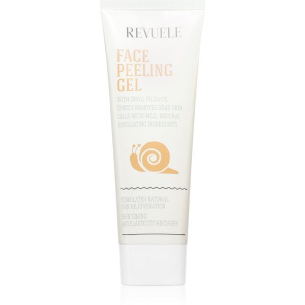 Revuele Revuele Face Peeling Gel Snail Filtrate nježna enzimska krema za sjaj lica 80 ml