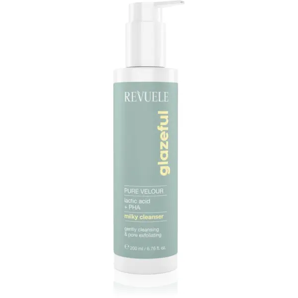 Revuele Revuele Glazeful Milky Cleanser Pure Velour nježno mlijeko za čišćenje s eksfolijacijskim učinkom 200 ml