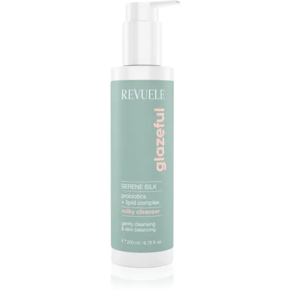 Revuele Revuele Glazeful Milky Cleanser Serene Silk nježno mlijeko za čišćenje s umirujućim djelovanjem 200 ml