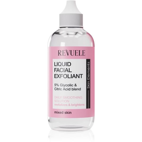 Revuele Revuele Liquid Facial Exfoliant 5% Glycolic + Citric Acid blend eksfolijacijski serum za piling za mješovitu kožu lica 125 ml
