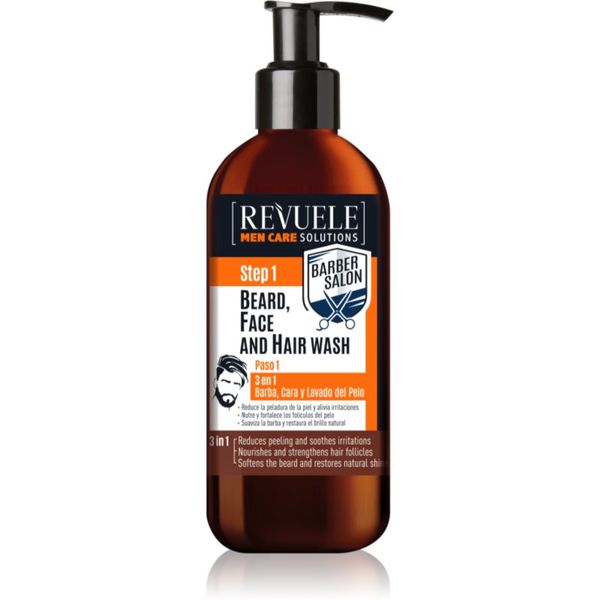 Revuele Revuele Men Care Solutions Barber Salon šampon za kosu i bradu 3 u 1 300 ml