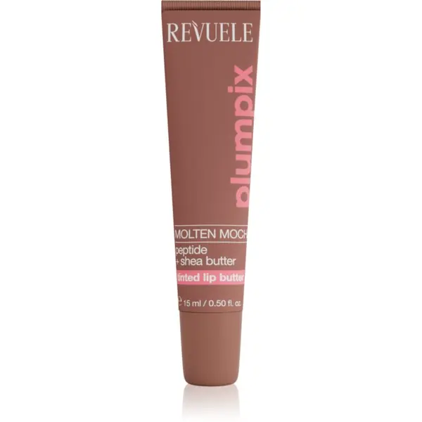 Revuele Revuele Plumpix Molten Mocha balzam za toniranje za usne nijansa Sheer Brown 15 ml