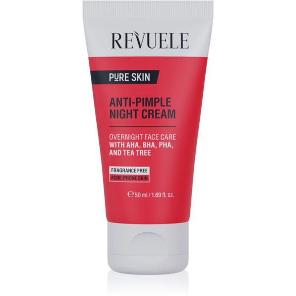 Revuele Revuele Pure Skin Anti-Pimple krema za noć protiv akni 50 ml
