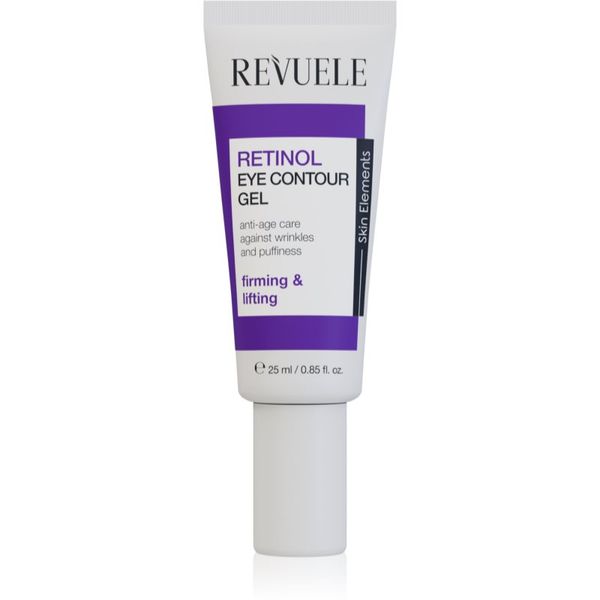 Revuele Revuele Retinol Eye Contour Gel hidratantni gel za područje oko očiju protiv bora i tamnih krugova 25 ml