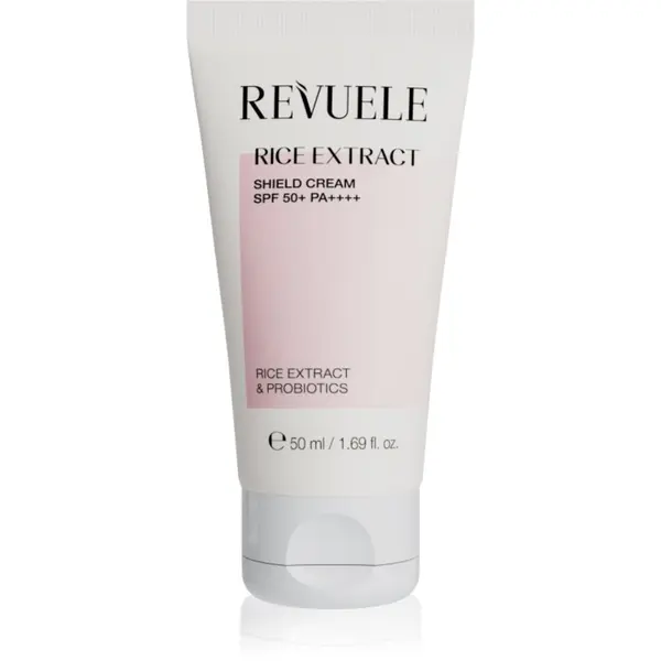Revuele Revuele Rice Extract Shield Cream SPF 50+ PA++++ zaštitna krema za lice SPF 50+ 50 ml