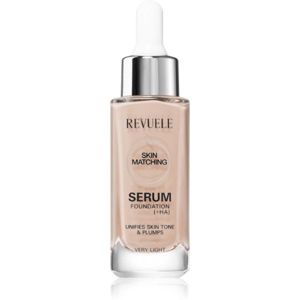 Revuele Revuele Serum Foundation [+HA] hidratantni puder za ujednačavanje tena lica nijansa Very Light 30 ml