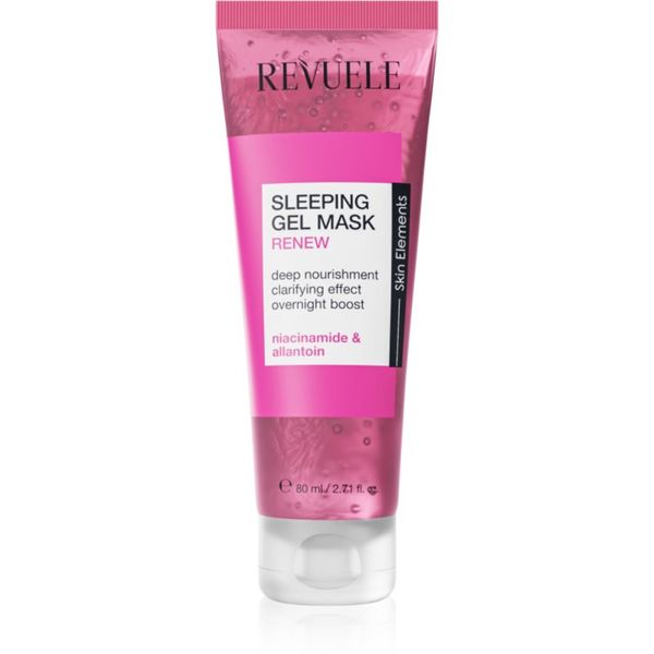 Revuele Revuele Sleeping Gel Mask Renew noćna maska za regeneraciju kože lica protiv bora 80 ml