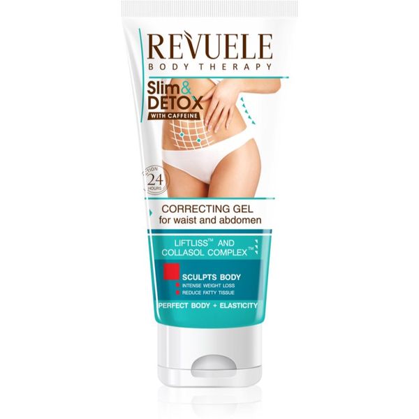 Revuele Revuele Slim & Detox With Caffeine gel za mršavljenje na trbuh i bedra 200 ml