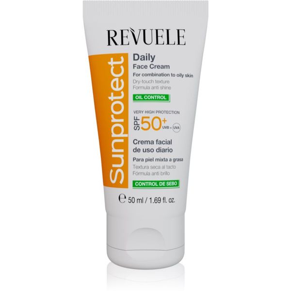 Revuele Revuele Sunprotect Oil Control zaštitna krema za lice za masnu kožu SPF 50+ 50 ml