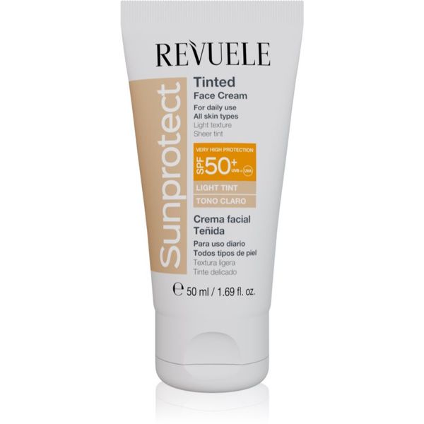 Revuele Revuele Sunprotect Tinted Face Cream zaštitna krema za toniranje SPF 50+ nijansa Light Tint 50 ml