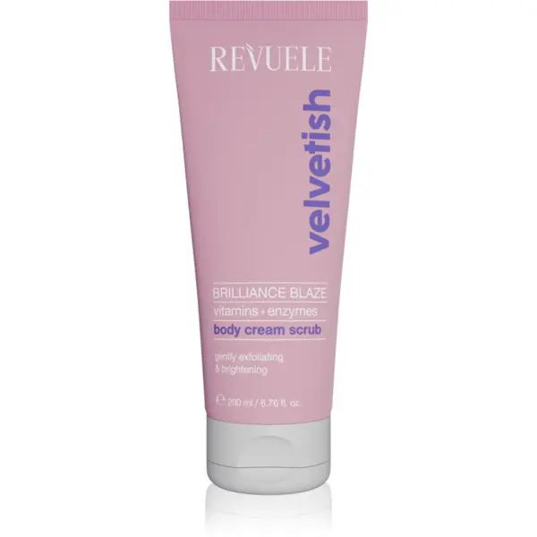 Revuele Revuele Velvetish Brilliance Blaze Body Cream Scrub posvjetljujući piling za tijelo 200 ml