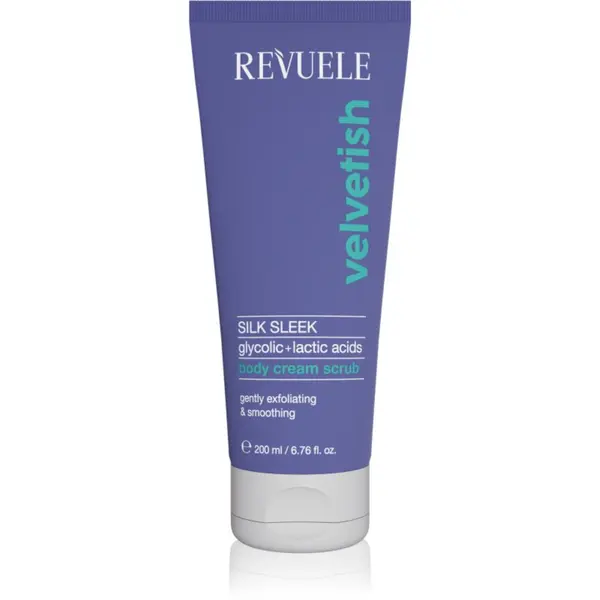 Revuele Revuele Velvetish Sleek Body Body Cream Scrub nježni piling za tijelo s pomlađujućim učinkom 200 ml