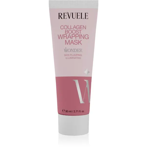 Revuele Revuele Wonder Collagen Boost Wrapping Mask maska za noć za sjaj i zaglađivanje kože lica 80 ml