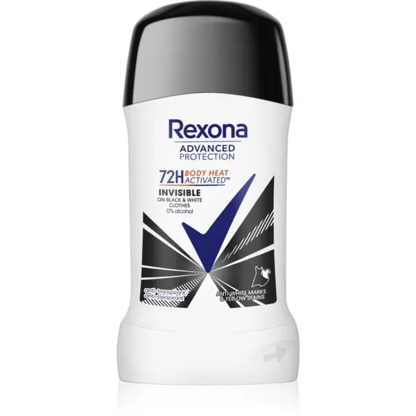 Rexona Rexona Advanced Protection Invisible čvrsti dezodorans protiv bijelih i žutih mrlja 50 ml